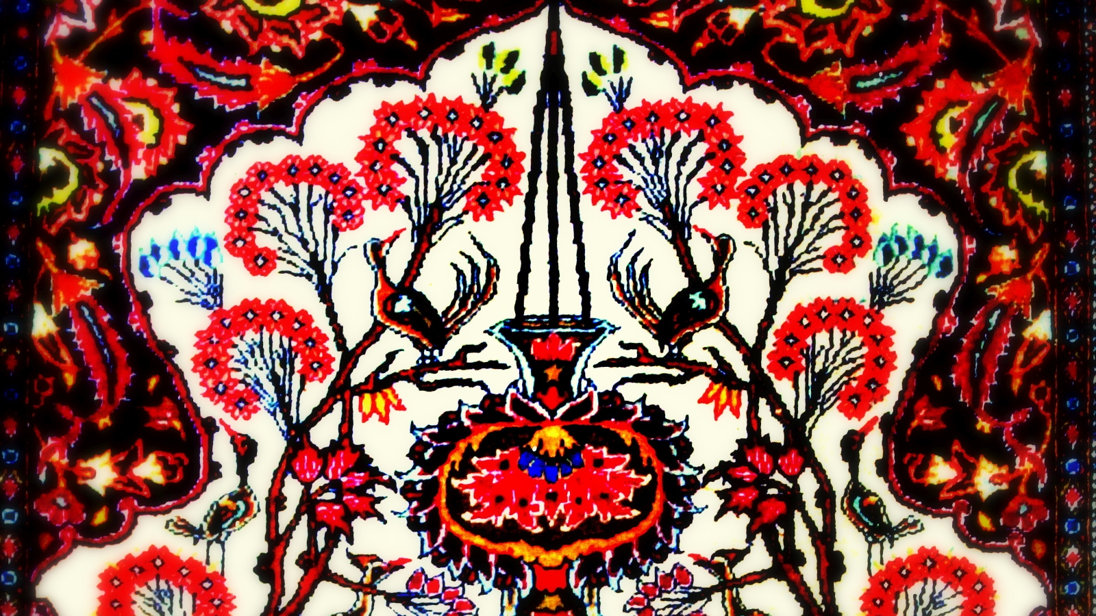 a Persian rug