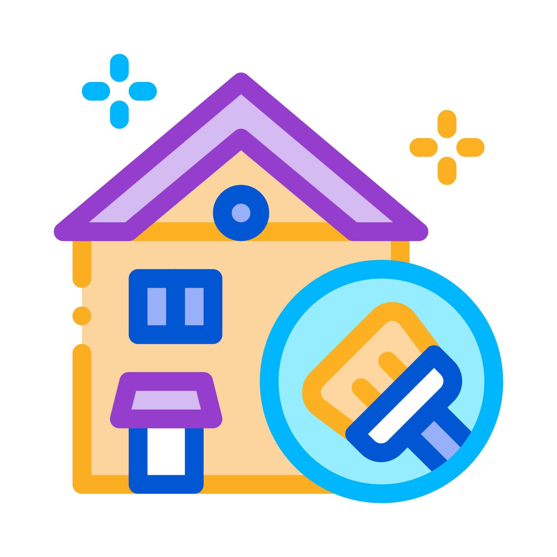 icon of end of tenancy and regular cleaning